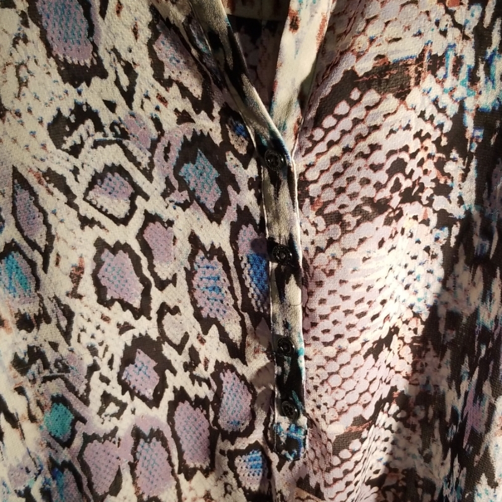 Ellen Tracy long sleeve vintage silky blouse - Picture 5 of 5